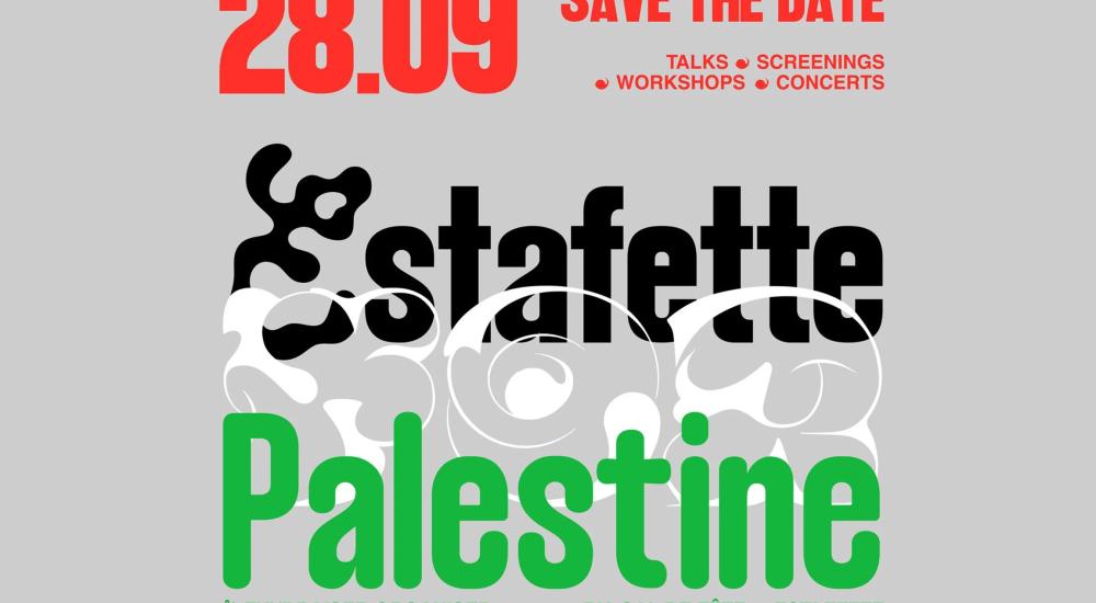 Affiche Estafette for Palestine