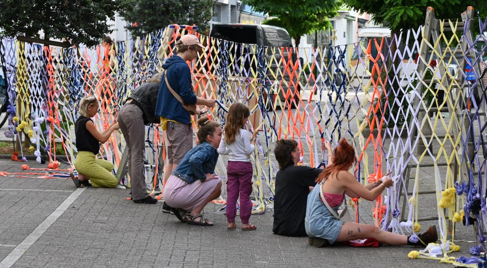 ArcEnCiel.filet pour attraper les voitures