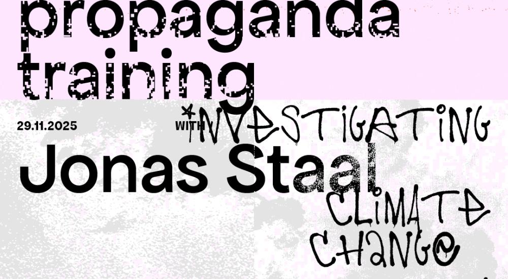 Propaganda training Jonas Staal