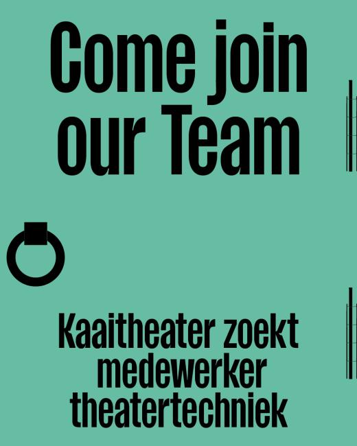 vacature medewerker theatertechniek 