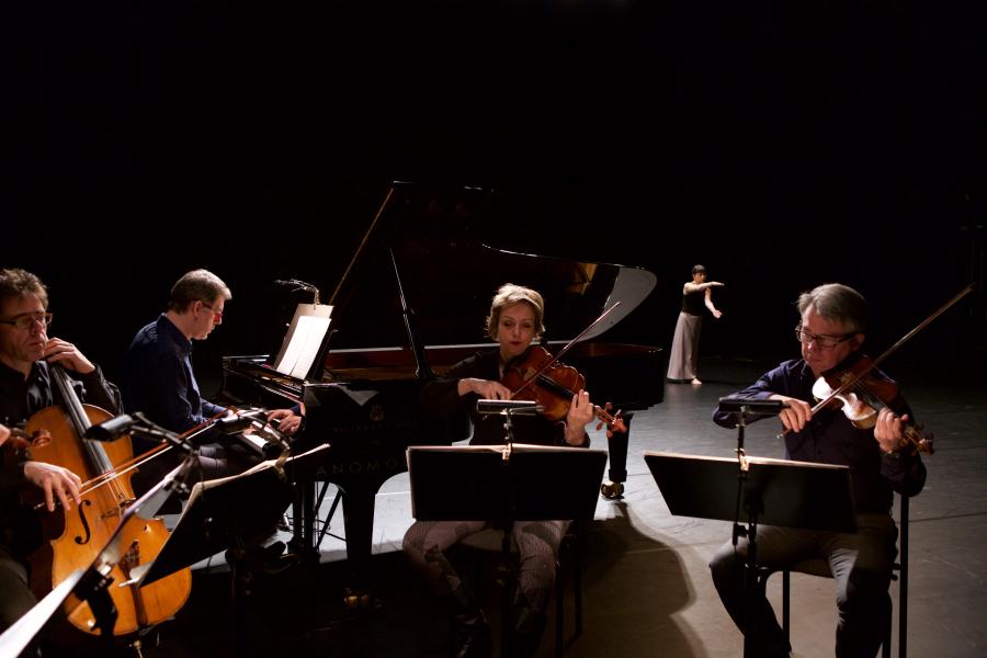 This is a photo of Piano String Quartet by Ictus & Fumiyo Ikeda