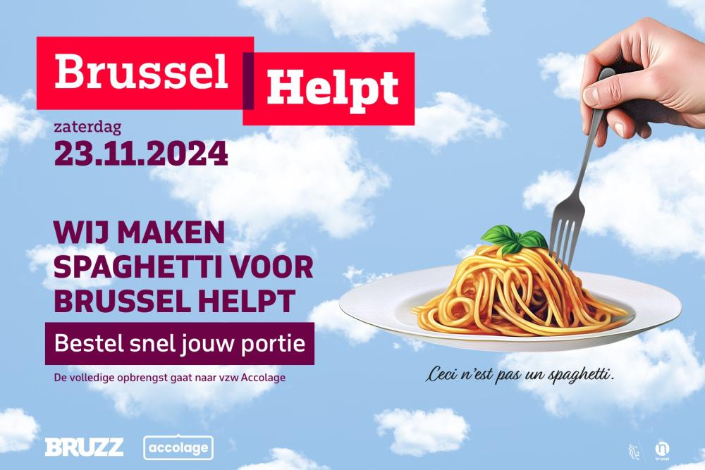 "Wij maken spaghetti voor Brussel Helpt"