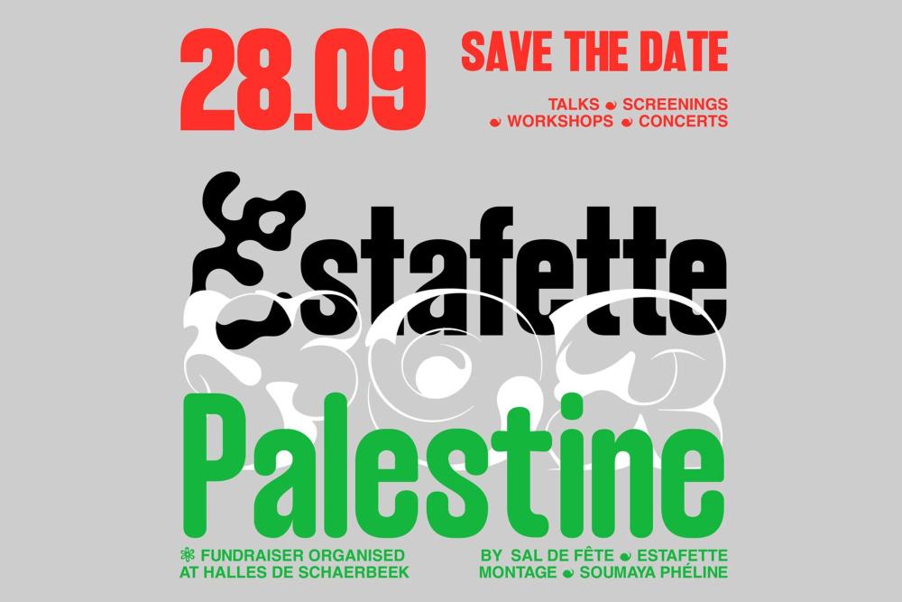 Affiche Estafette for Palestine