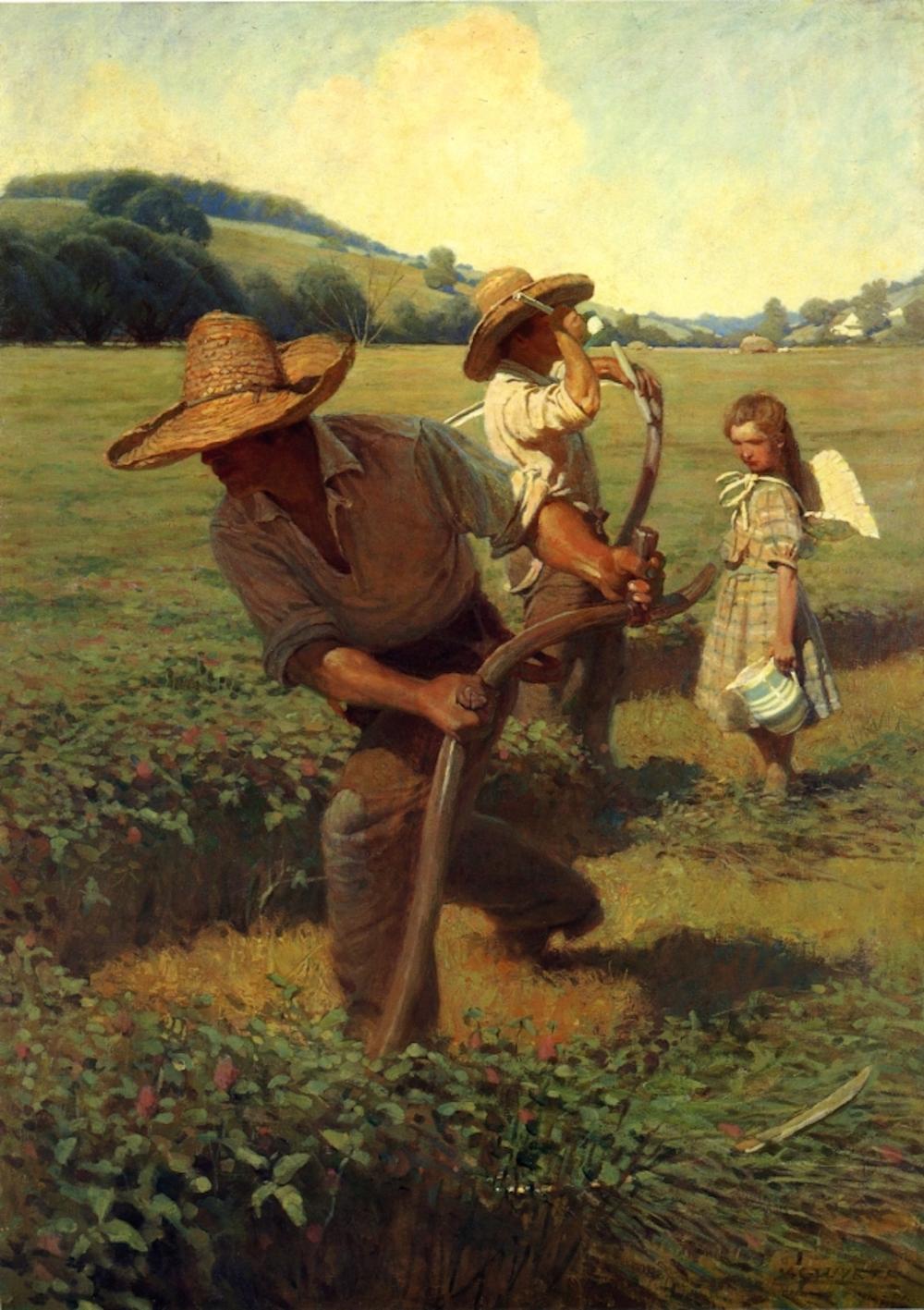 Farmers on the land