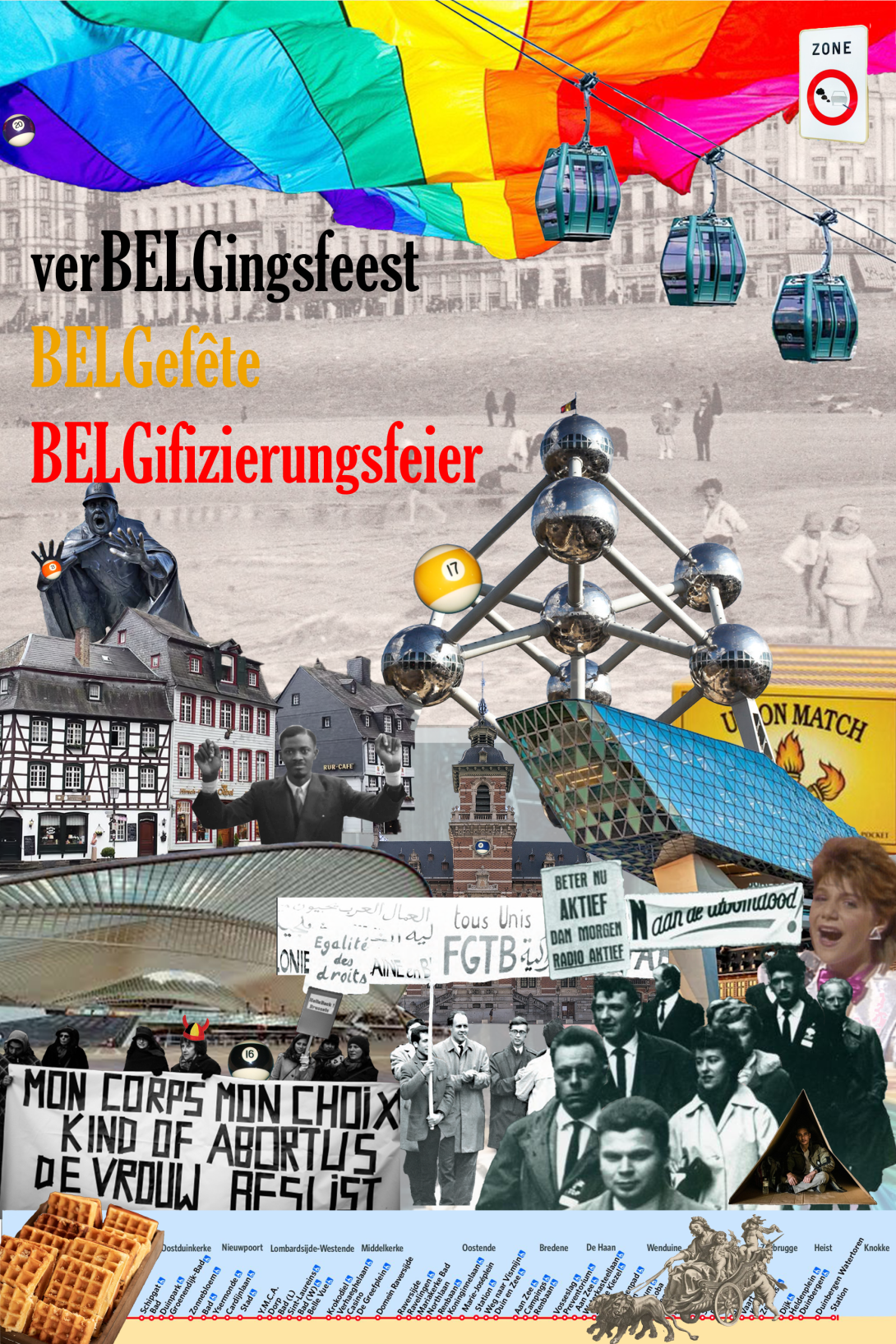 Poster Verbelgingsfeest
