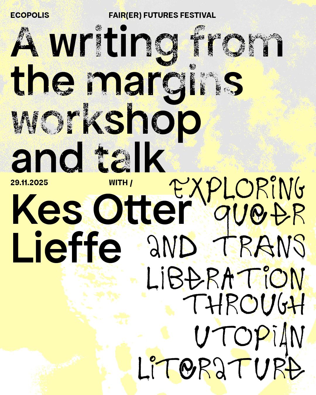 A writing from the margins workshop